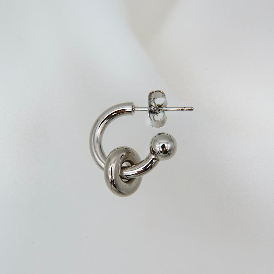 ETHAN EARRINGS (Palladium)