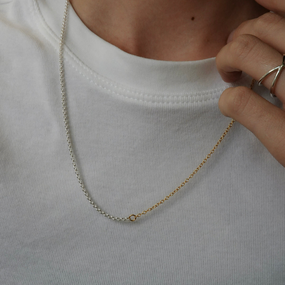 Bicolor Line Neckless