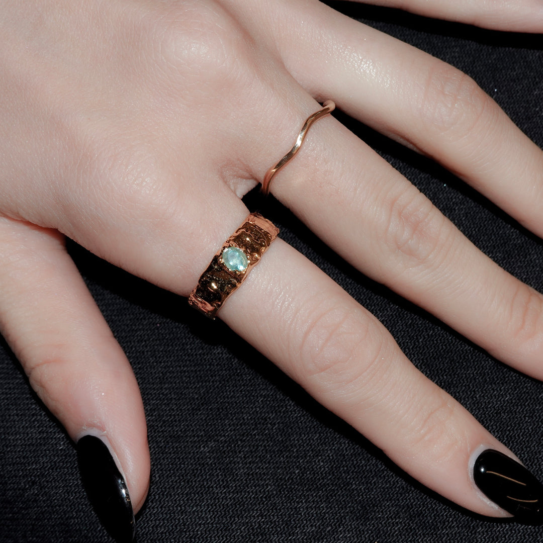 シルバーバンドリング(アパタイト)