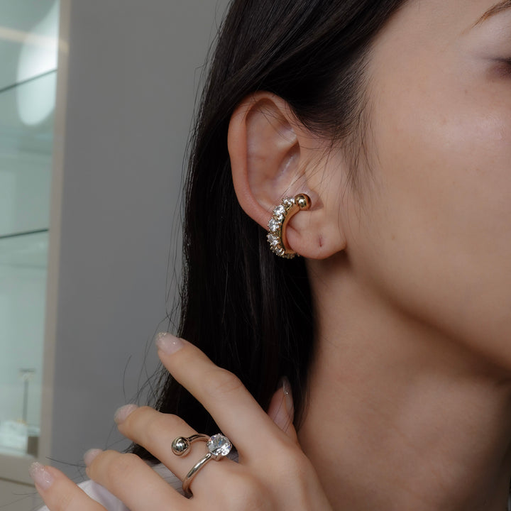 NINA GOLD EAR CUFF