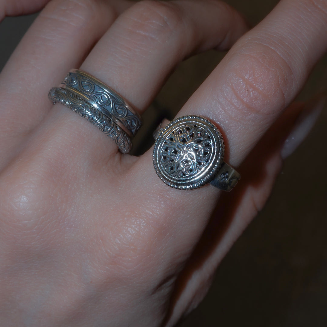 Garden Shadows oval Ring_2458