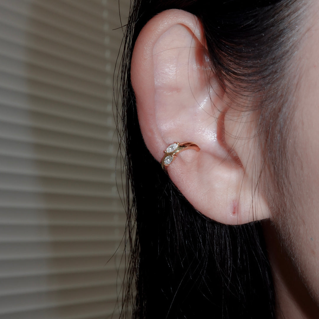 marquise ear cuff