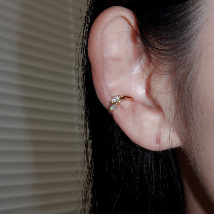 marquise ear cuff