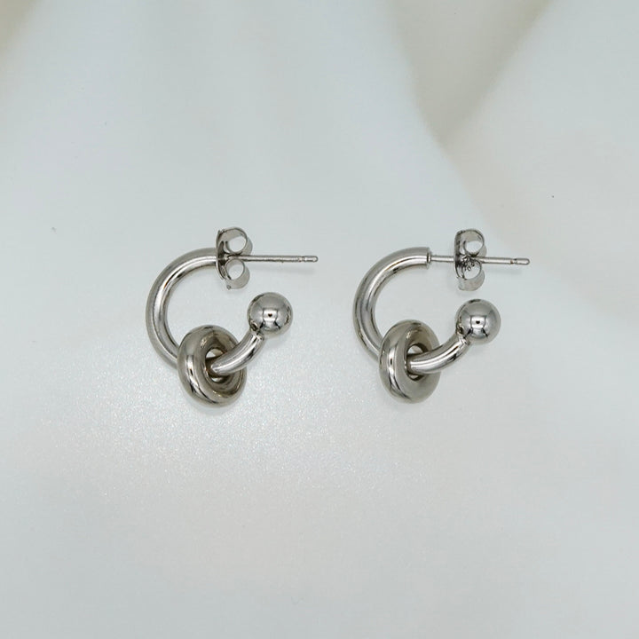 ETHAN EARRINGS (Palladium)