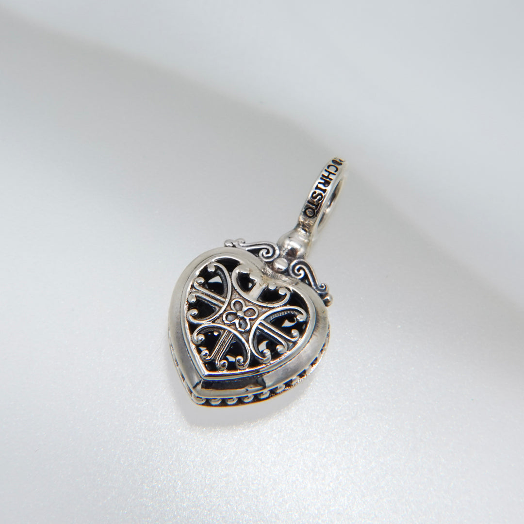 Roxanna Heart Pendant in Sterling Silver_10033C