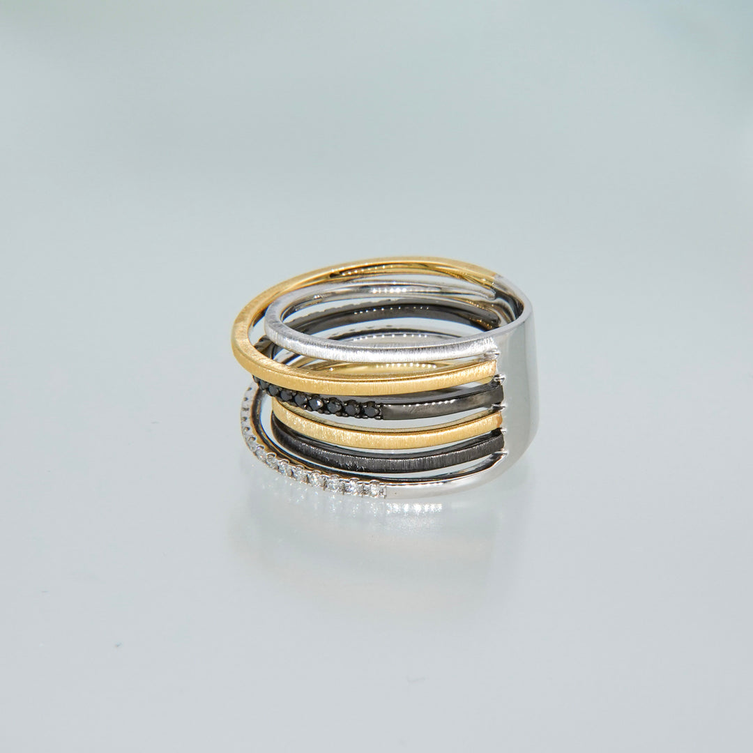 K18+Silver ring CMR9 コンビリング