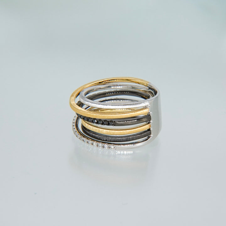 K18+Silver ring CMR9 コンビリング