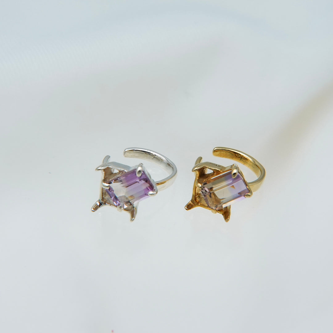 アウトサイダーイヤーカフ(アメトリン)