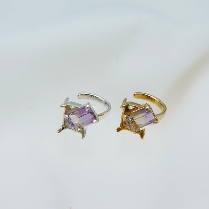 アウトサイダーイヤーカフ(アメトリン)