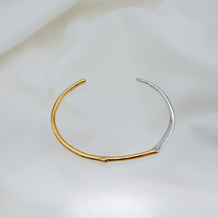 Bicolour Grass C-Bracelet