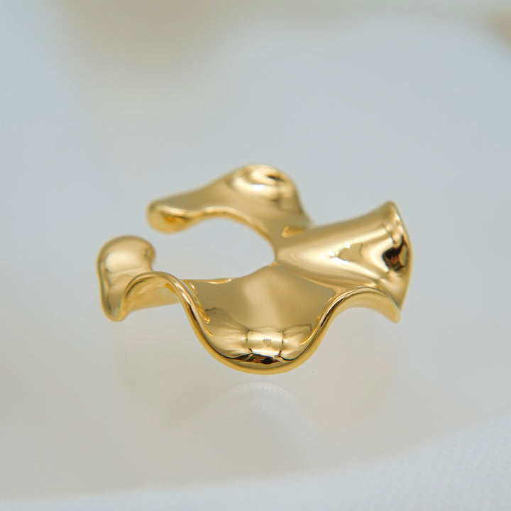 Flora Ear Cuff【M】SV+K18YGP