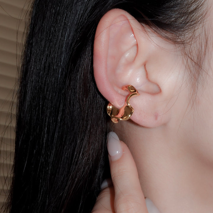 Flora Ear Cuff【S】SV + K18YGP