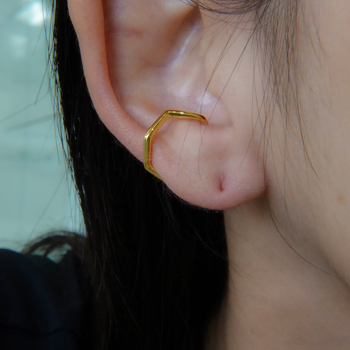 Heptagon Ear Cuff
