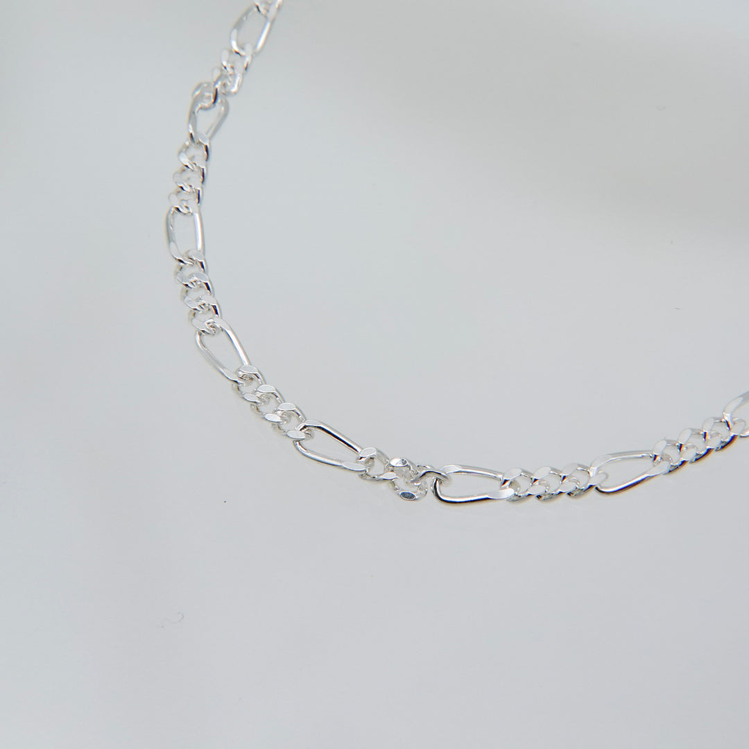 silver925 mix chain 2way necklace [LBN5]