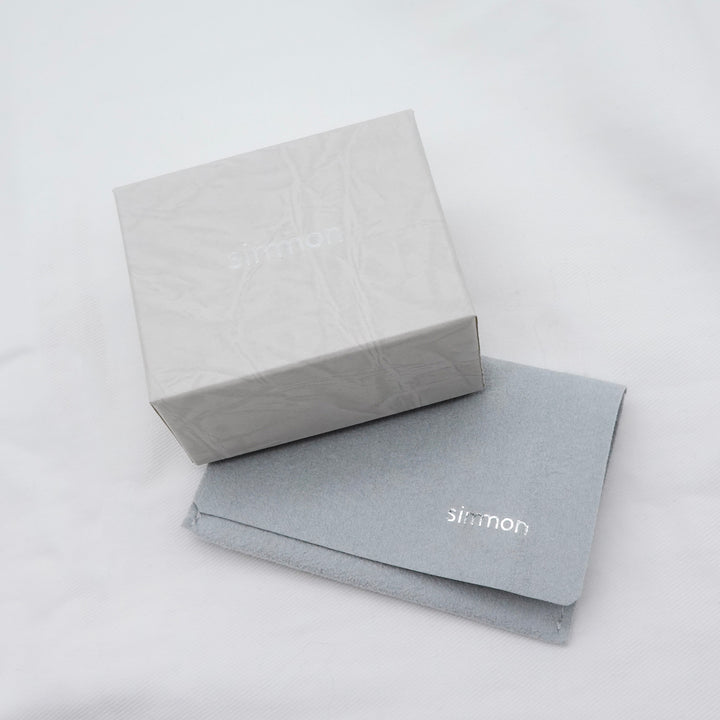 Drop Quartz Pierced Earring Square S