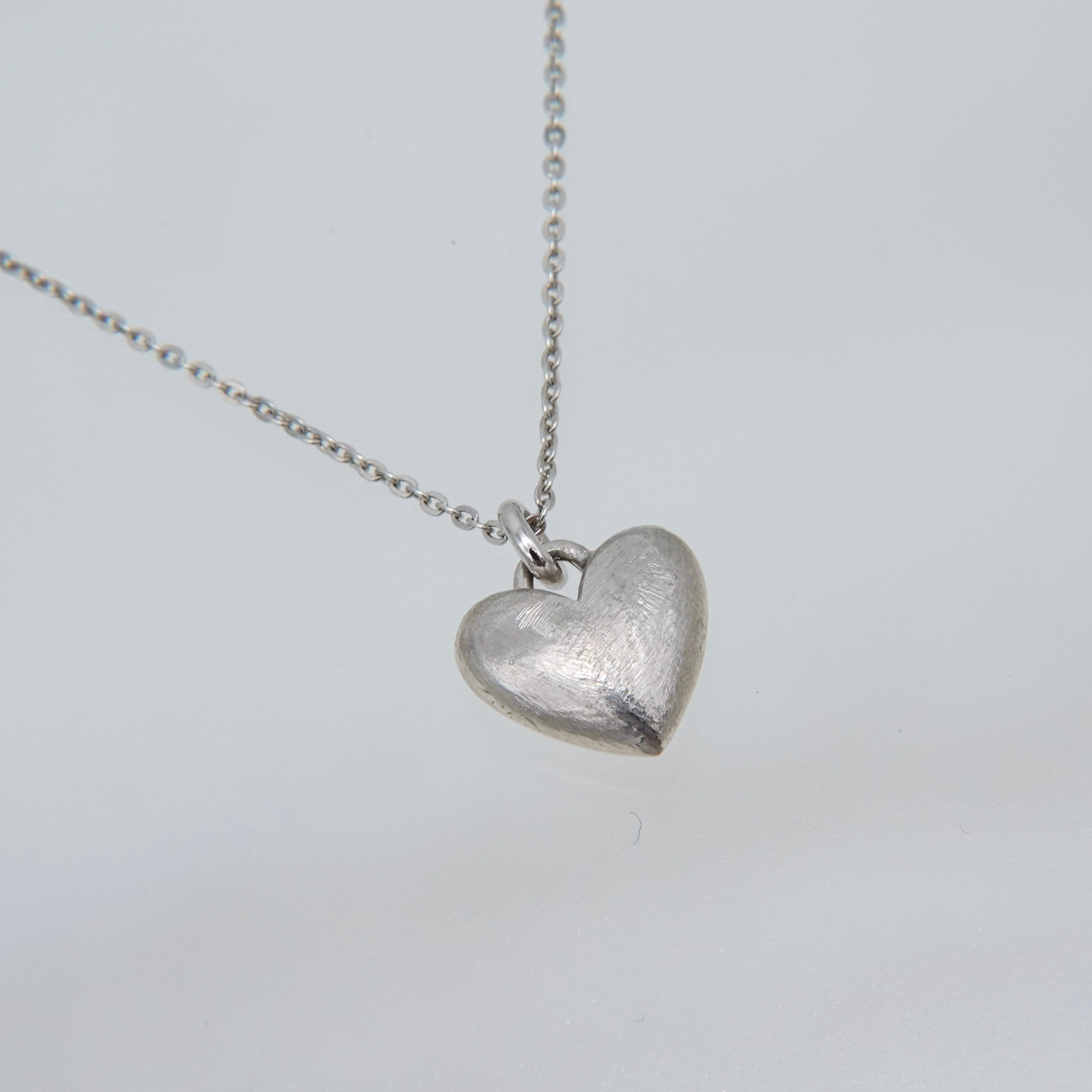 Silver necklace SMP7 ハートネックレスs – unigem