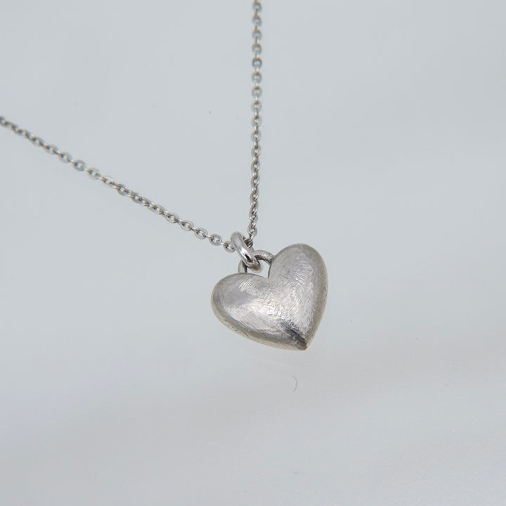 Silver necklace SMP7 ハートネックレスs
