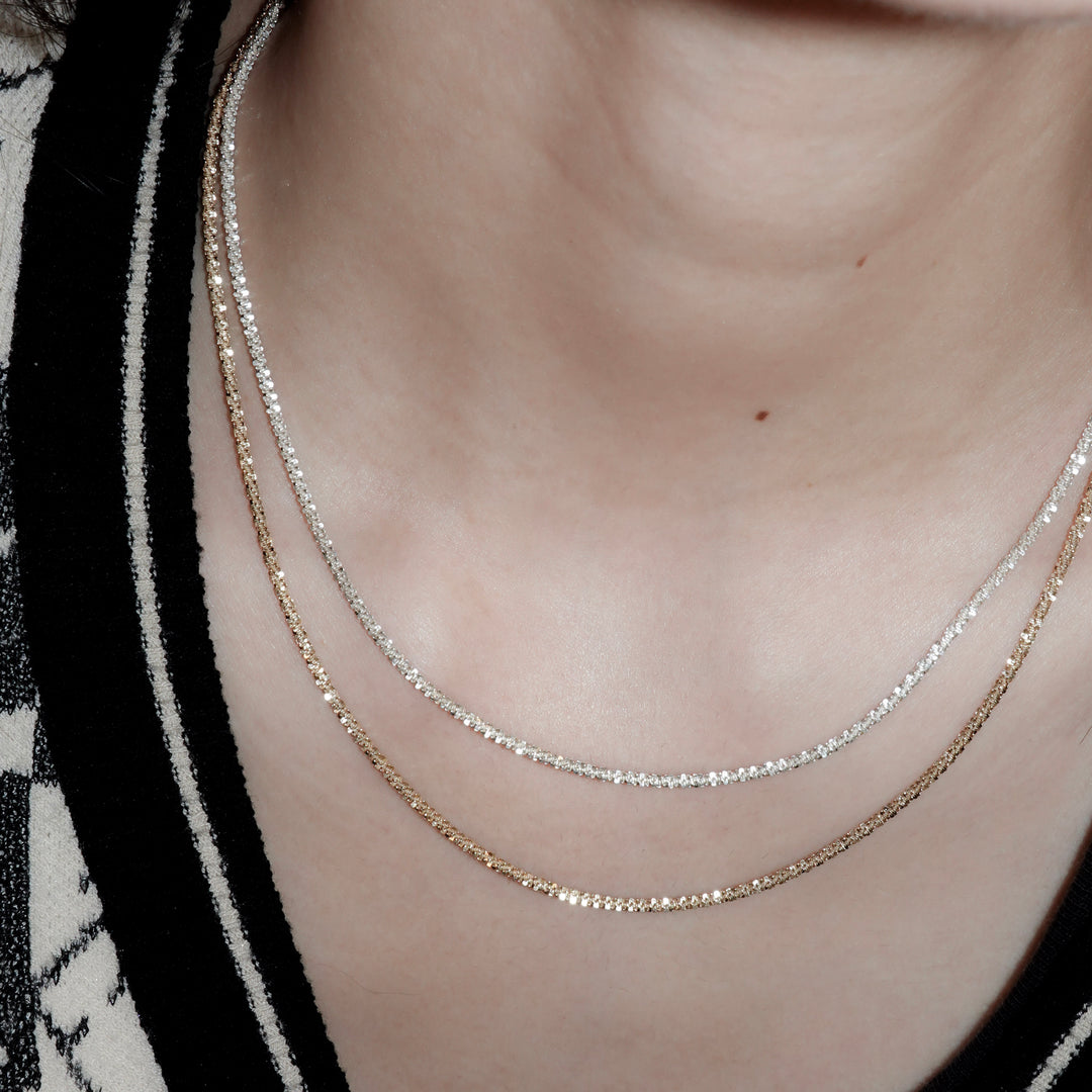 FLASH NECKLACE VERMEIL