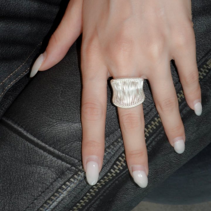 karen silver ring