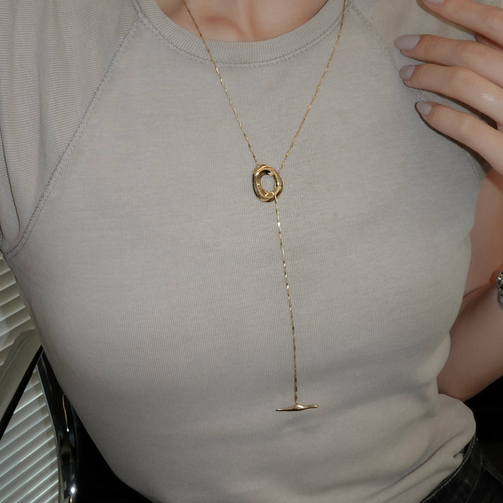 DROP PEBBLE TEARS NECKLACE