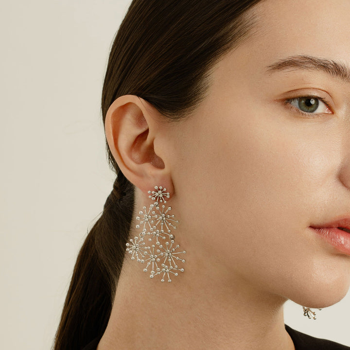 Silver pierced earrings SMA26 ピアス