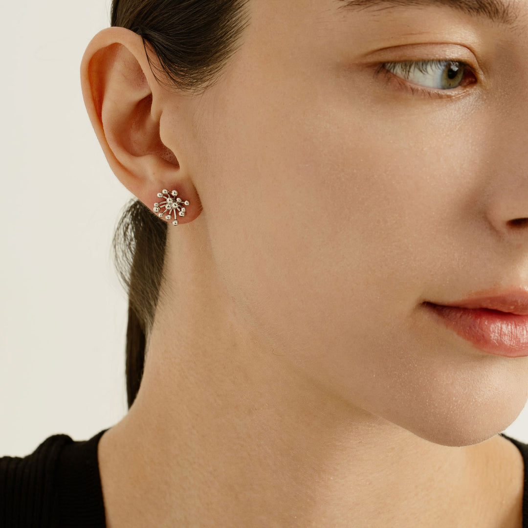Silver pierced earrings SMA28ピアス