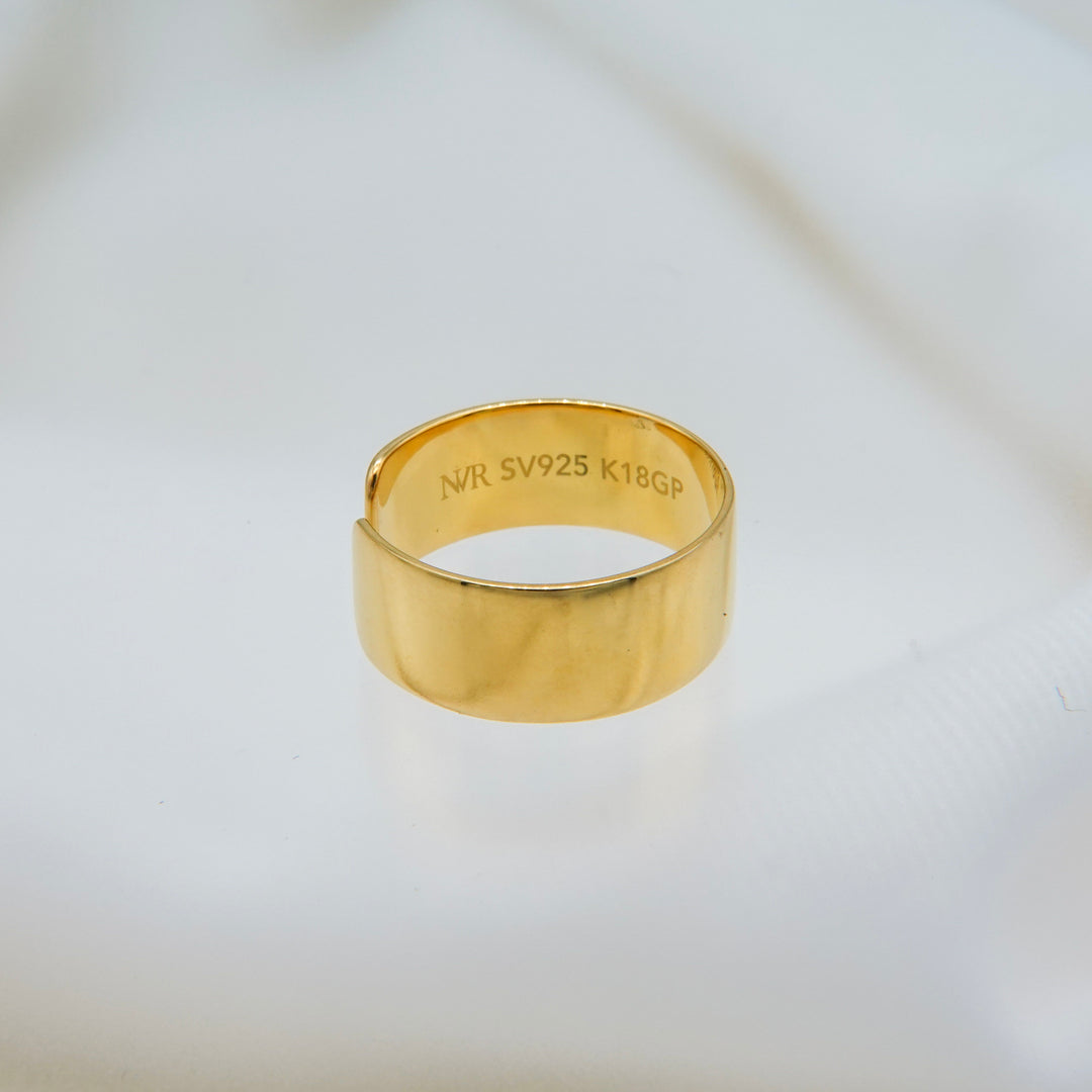 Arc #2 - Cuff Ring_K18YG coat