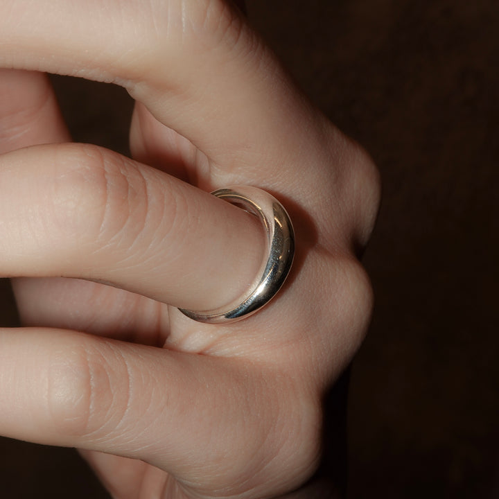 Moderate Dome Ring