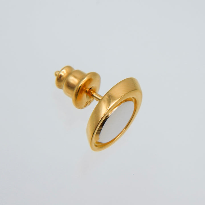 Stem Cut Studs Vermeil