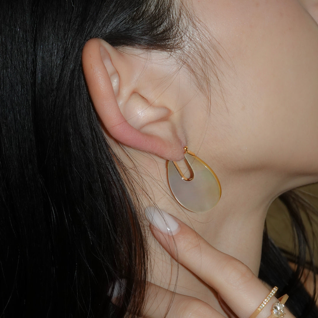 Mother of Pearl pierced