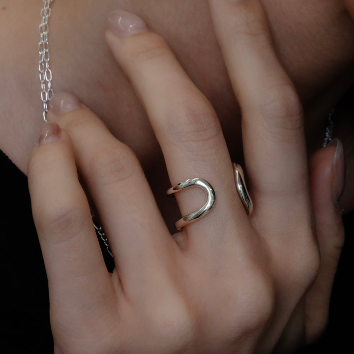 silver925 distortion ring[yuga]
