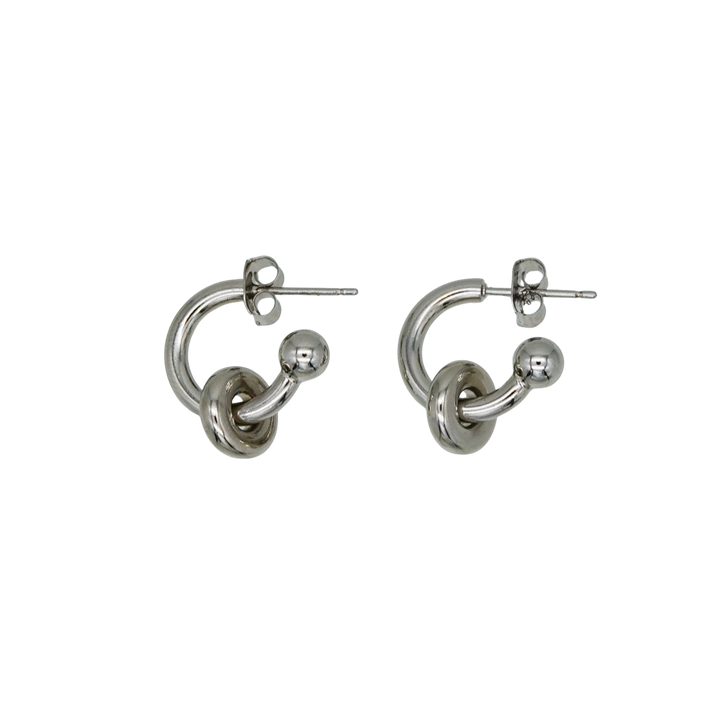 ETHAN EARRINGS (Palladium)