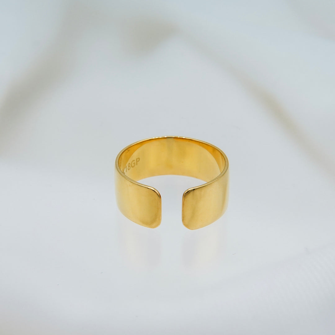 Arc #2 - Cuff Ring_K18YG coat