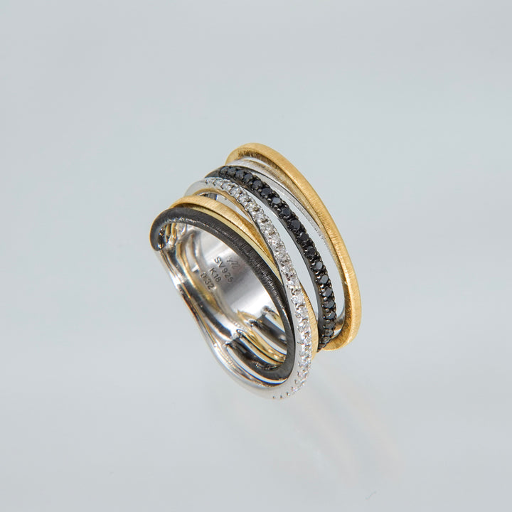 K18+Silver ring CMR9 コンビリング