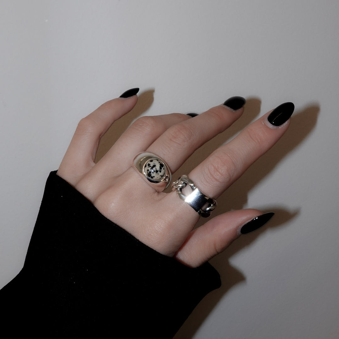 "Chain" plate ring