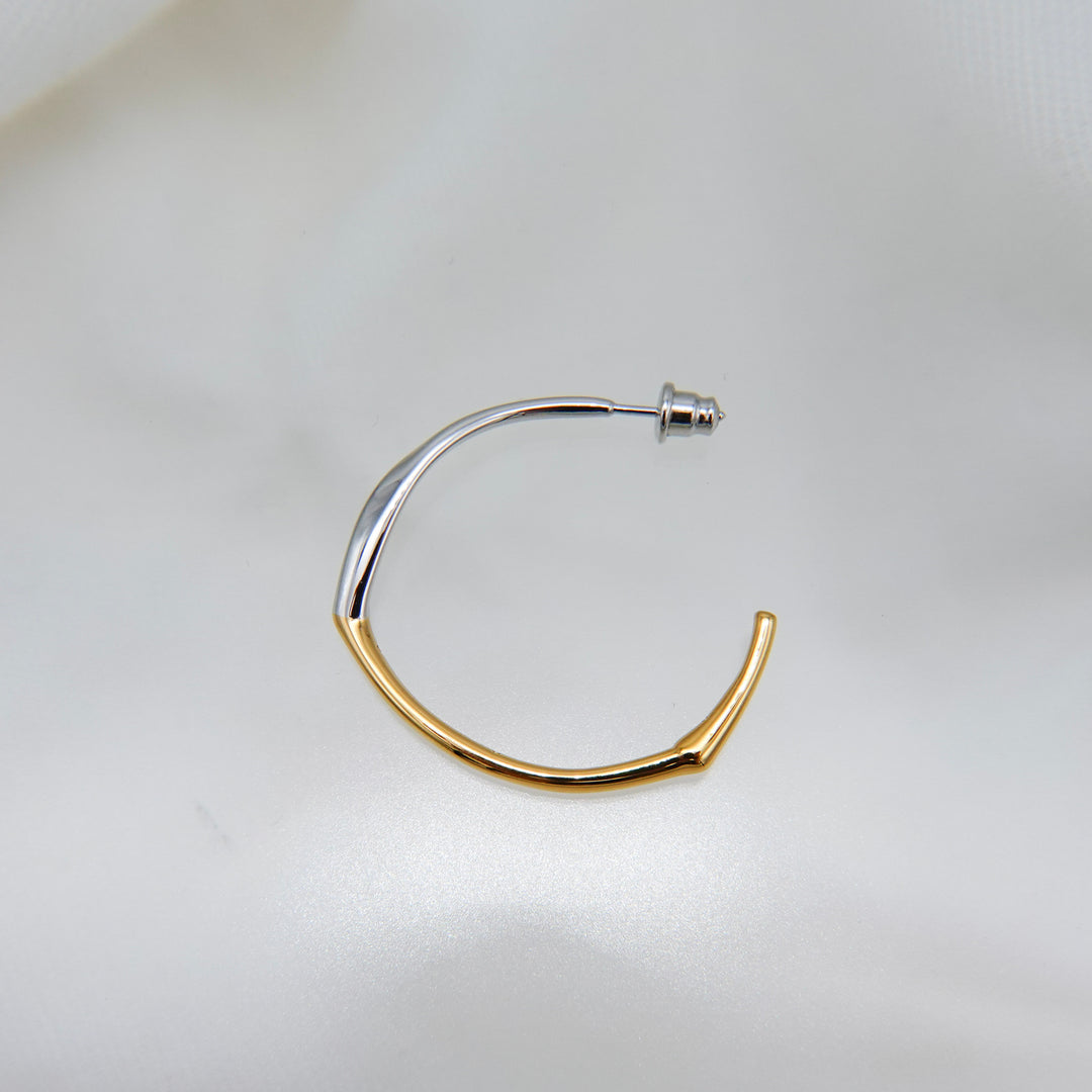 Bicolour Grass Earrings