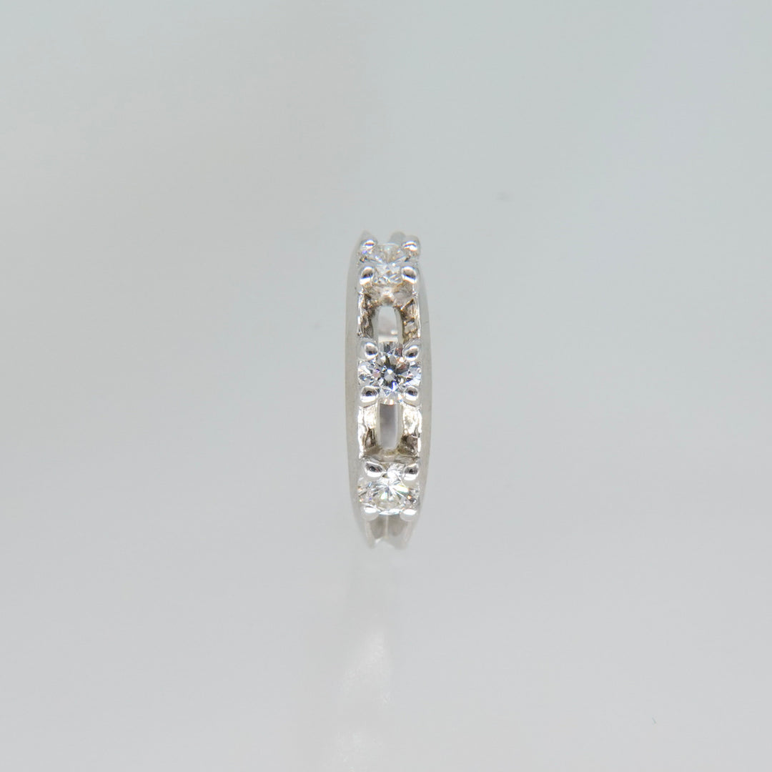 Float Ear cuff -【Natural Diamond】