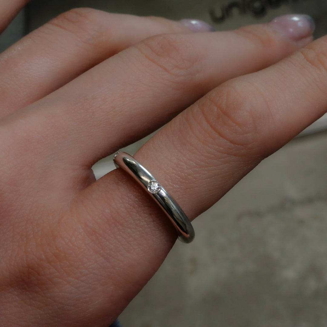Thin sparkle ring
