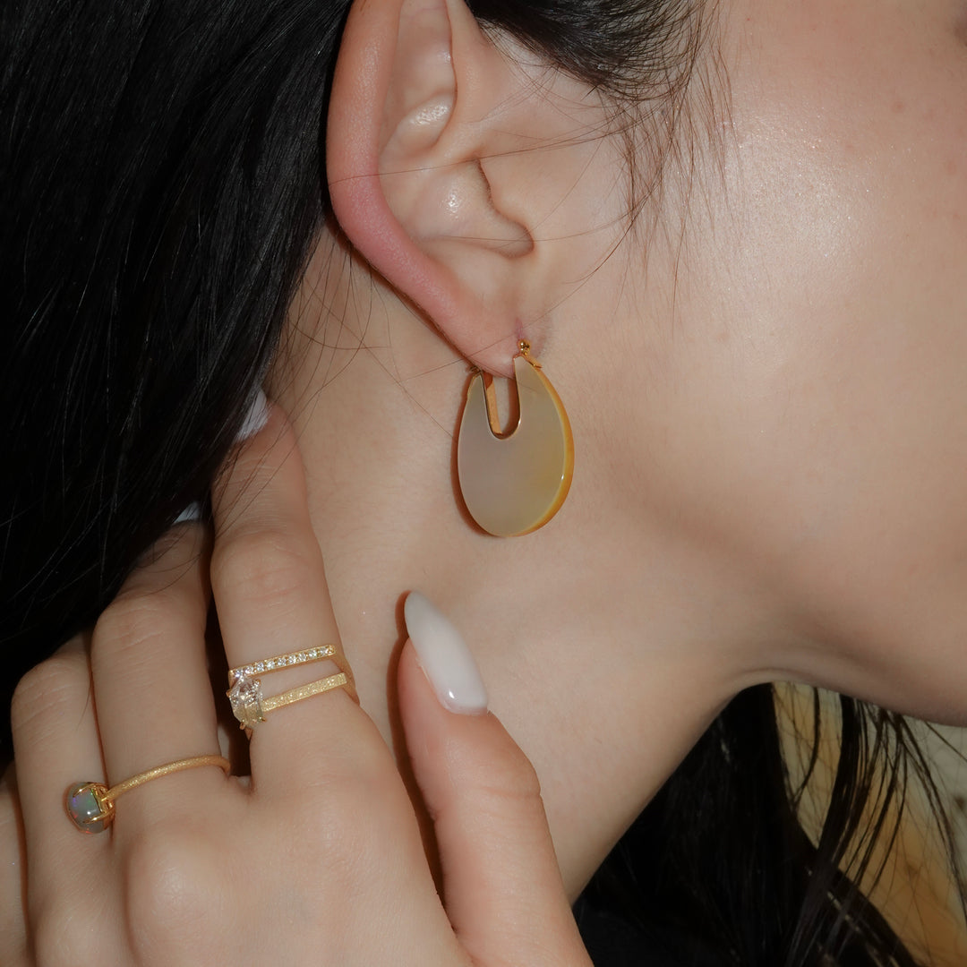 Mother of Pearl pierced