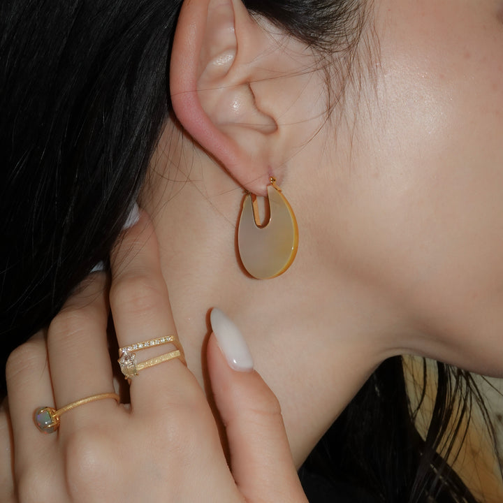 Mother of Pearl pierced