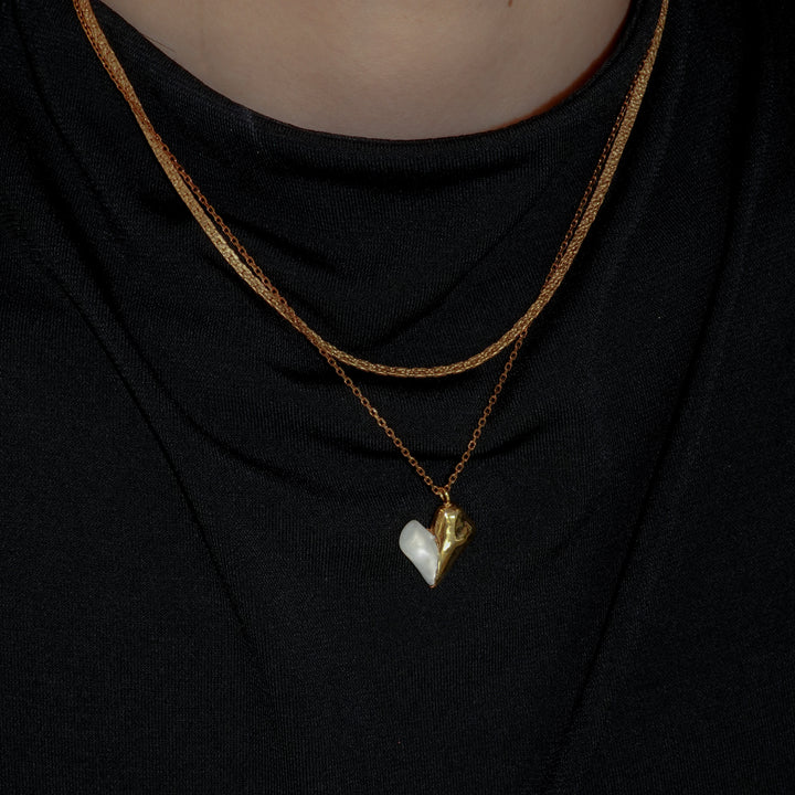 YU-KIN SATIN LINE NECKLACE 38