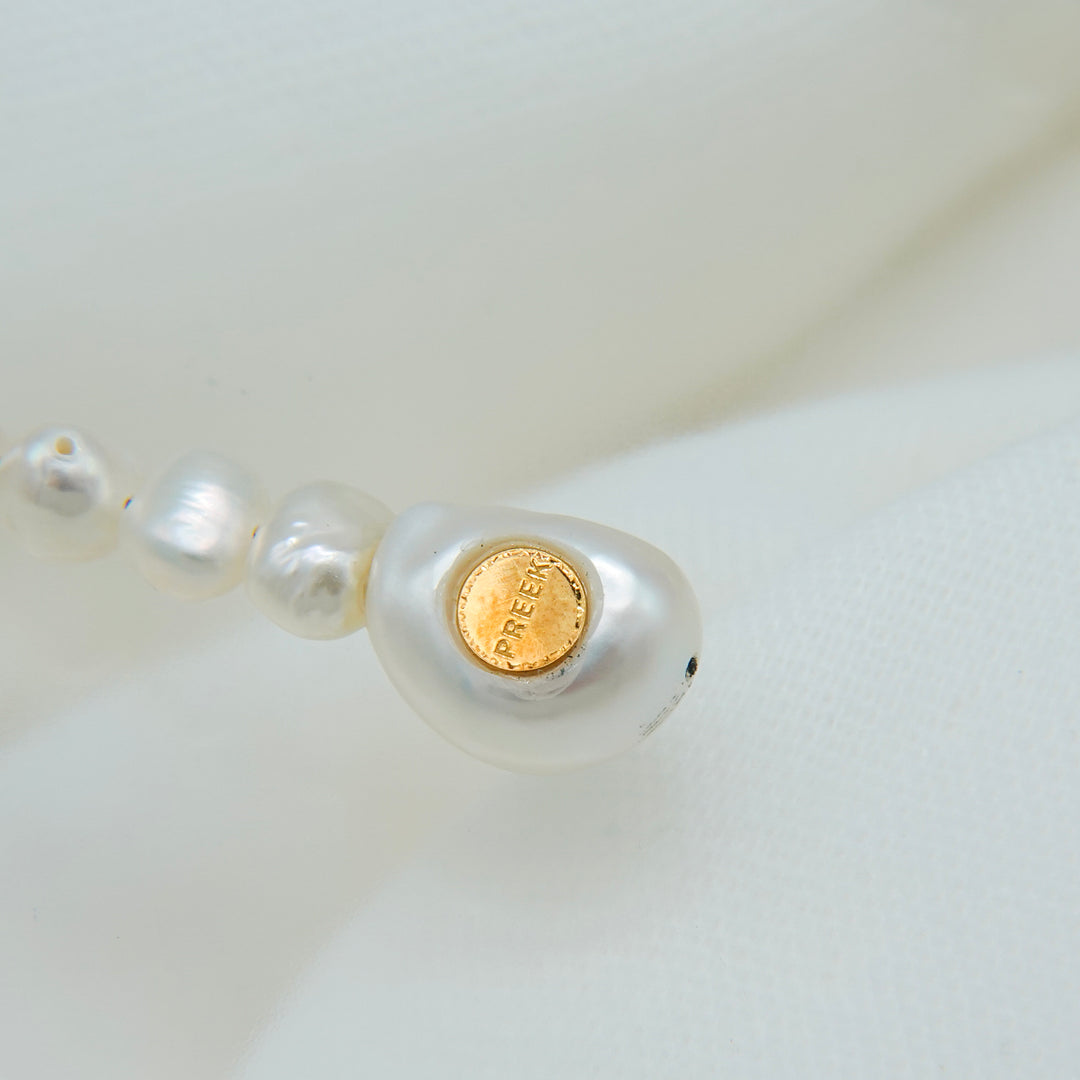 BAROQUE PEARL FREE LONG NECKLACE 130