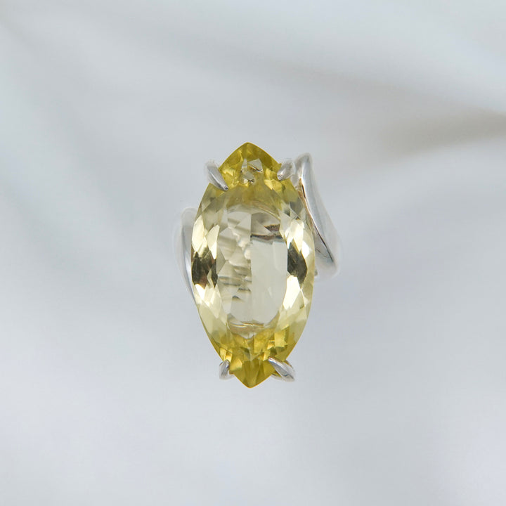 FIRE Flame / Jewel Ring (Lemon Quartz)