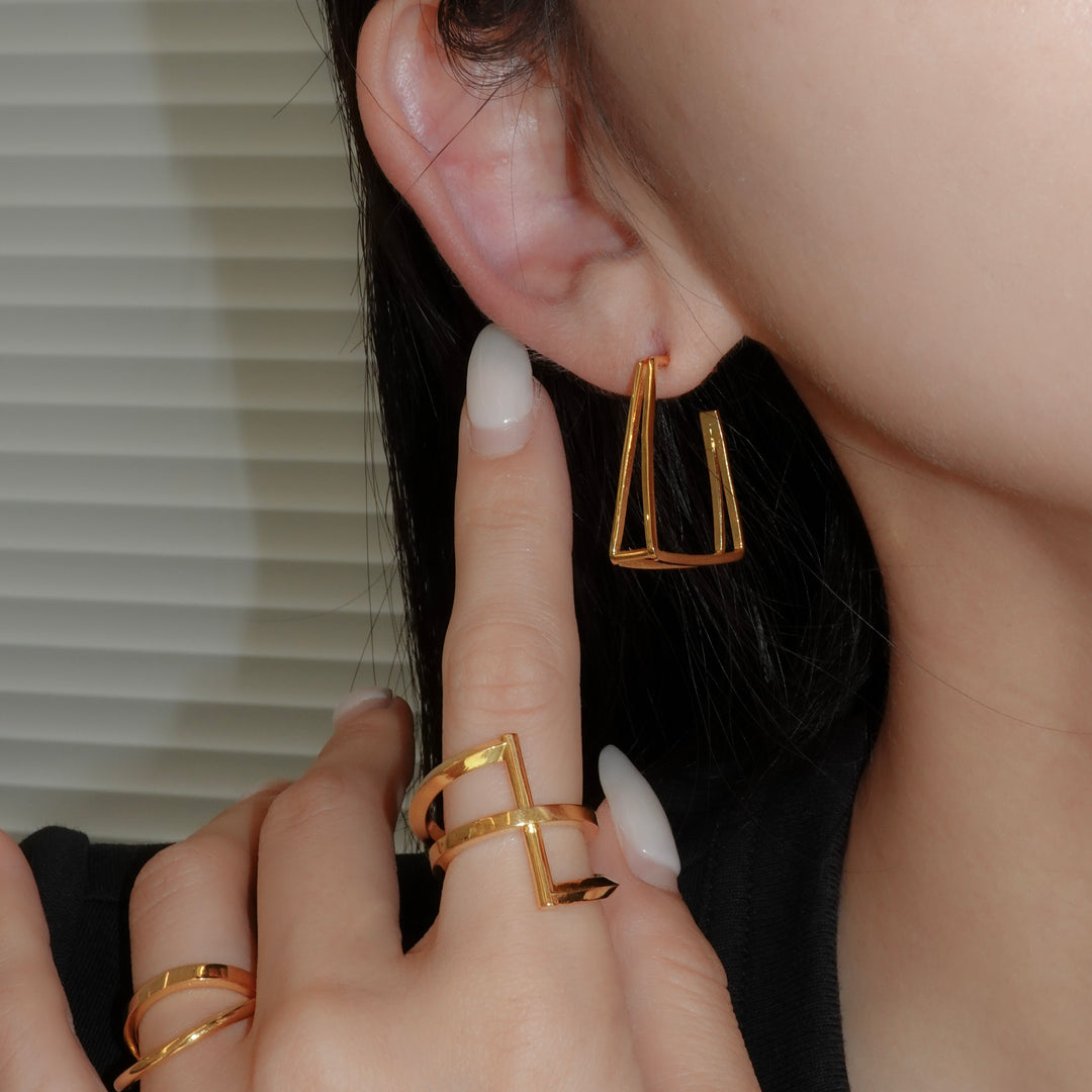 frame design earing(pierce)