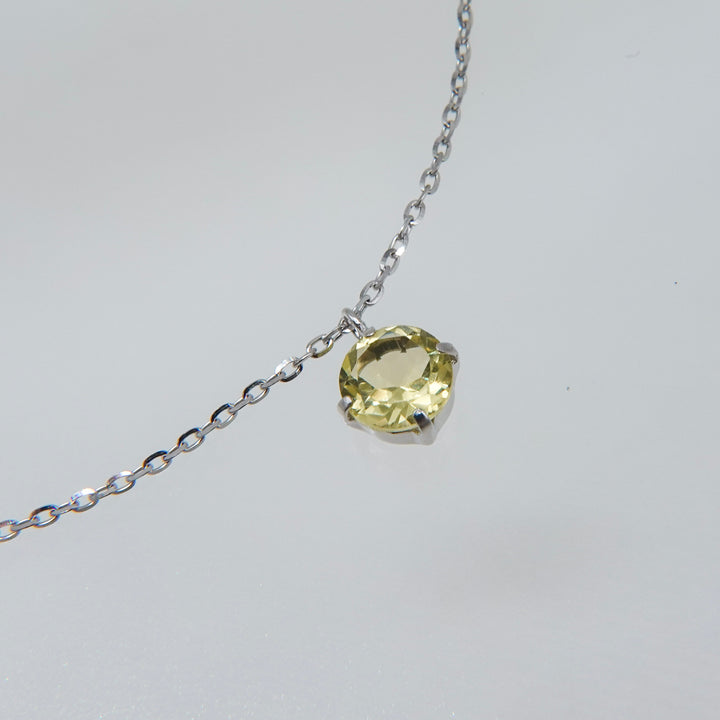 STARRY BRACELET - S- _10KWG x White topaz x Blue topaz x Lemon quartz