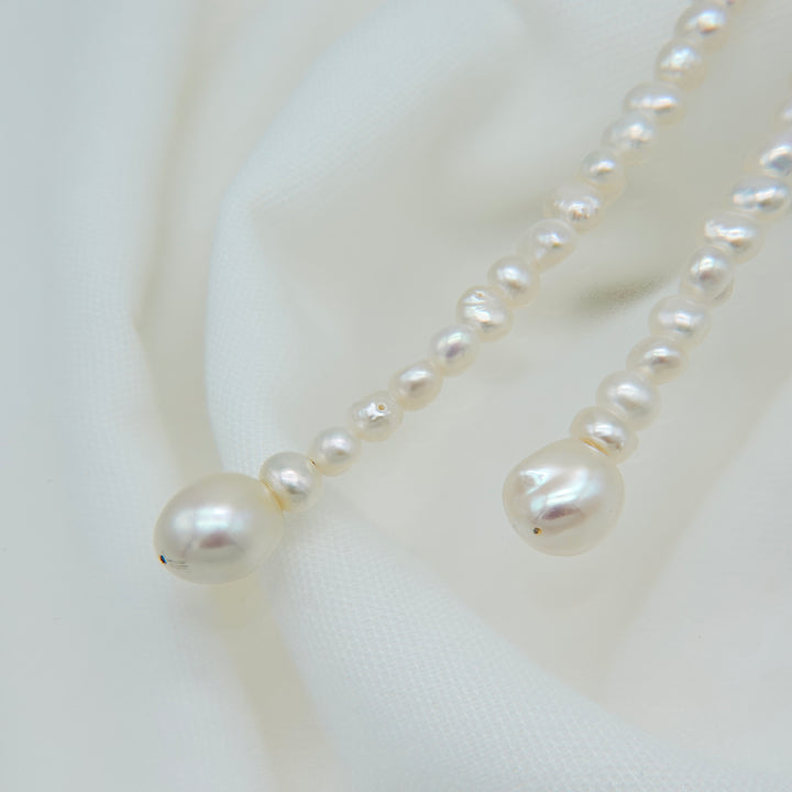 BAROQUE PEARL FREE LONG NECKLACE 130