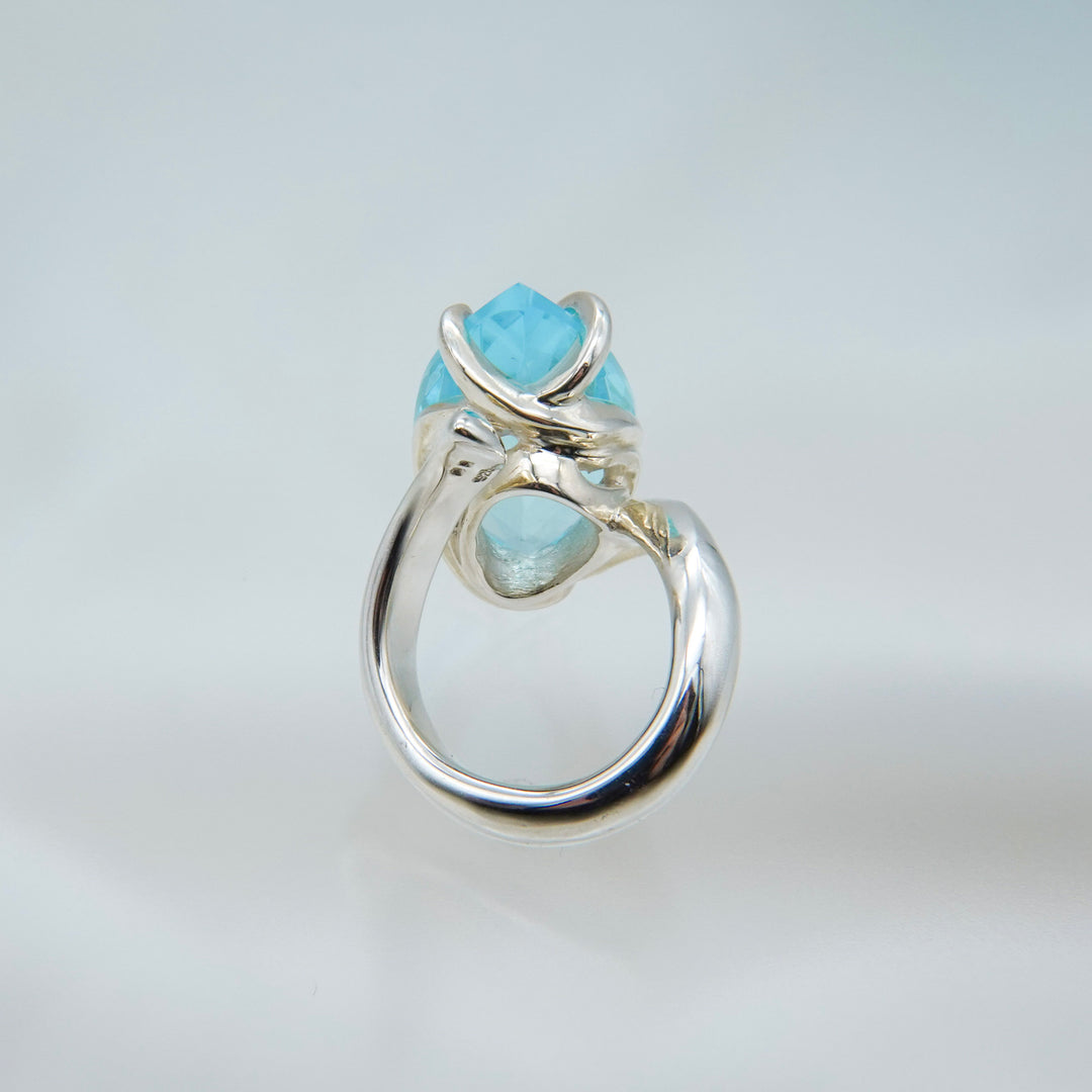 FIRE Flame / Jewel Ring (Blue Quartz)
