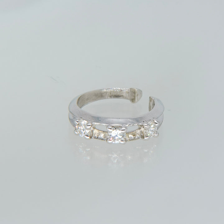 Float Ear cuff -【Lab Grown Diamond】
