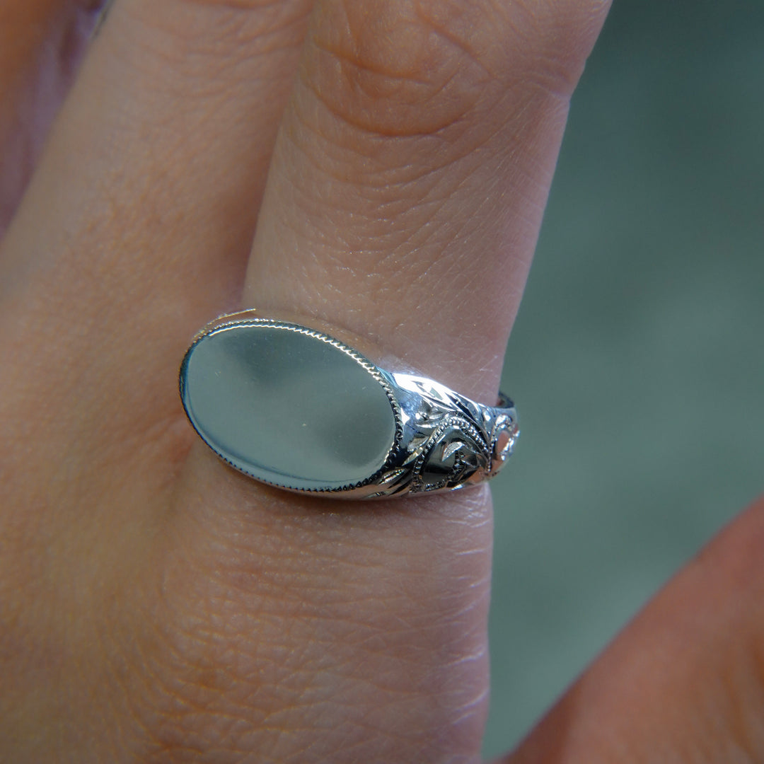 silver ring SMR3 リング