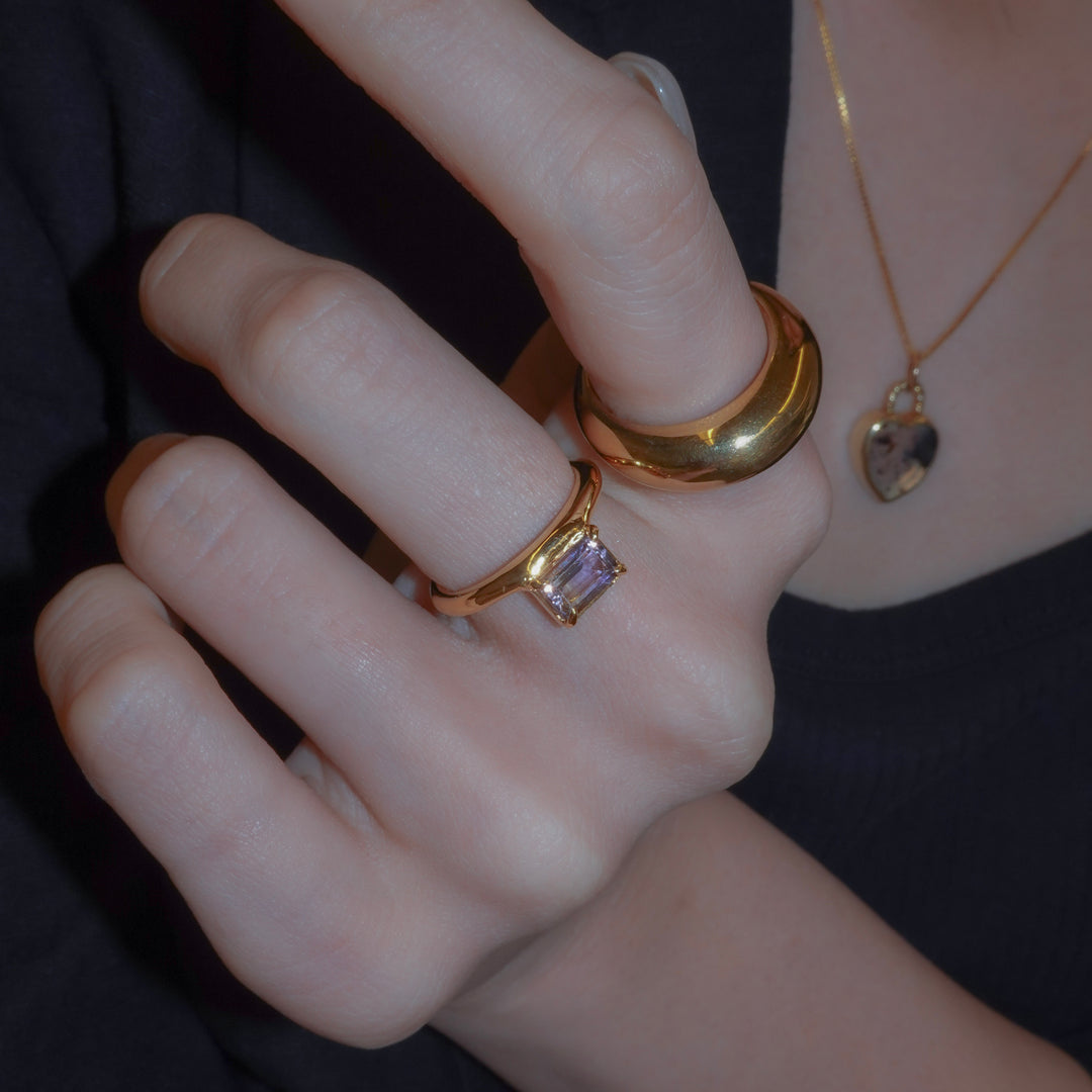 On the edge ring- Ametrine